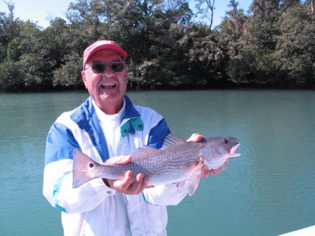 Fishing action
