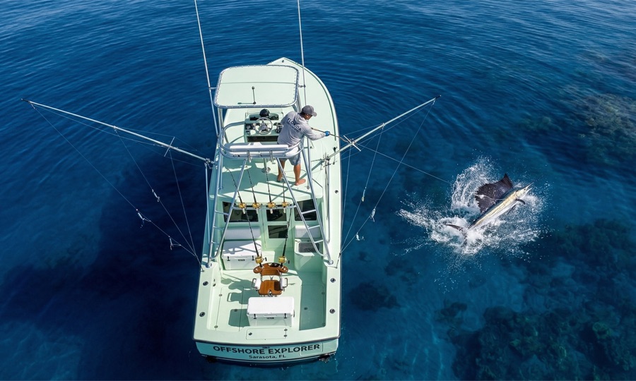 Offshore fishing on the Gulf of Mexico